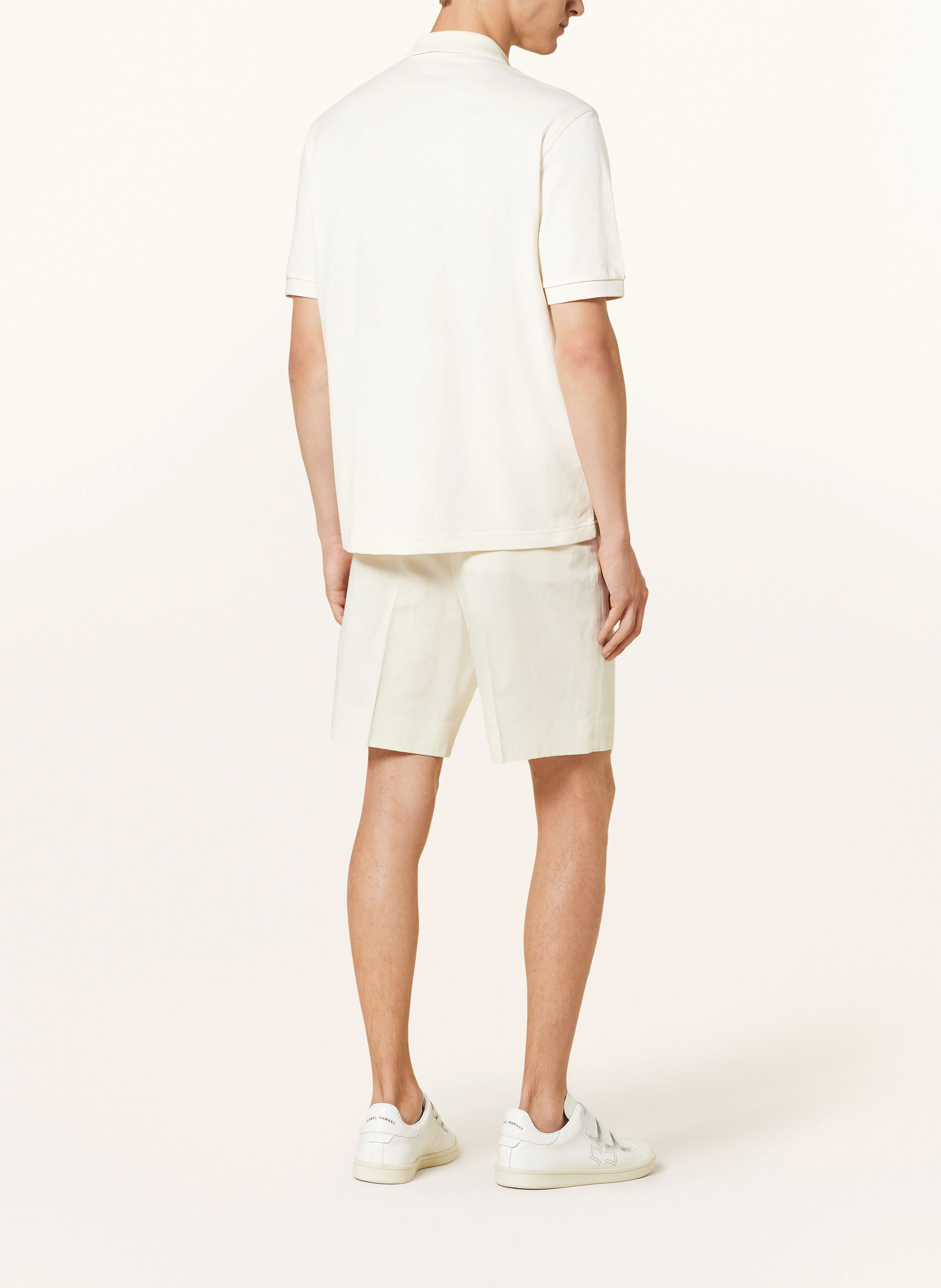 FRED PERRY Piqué-Poloshirt im Materialmix