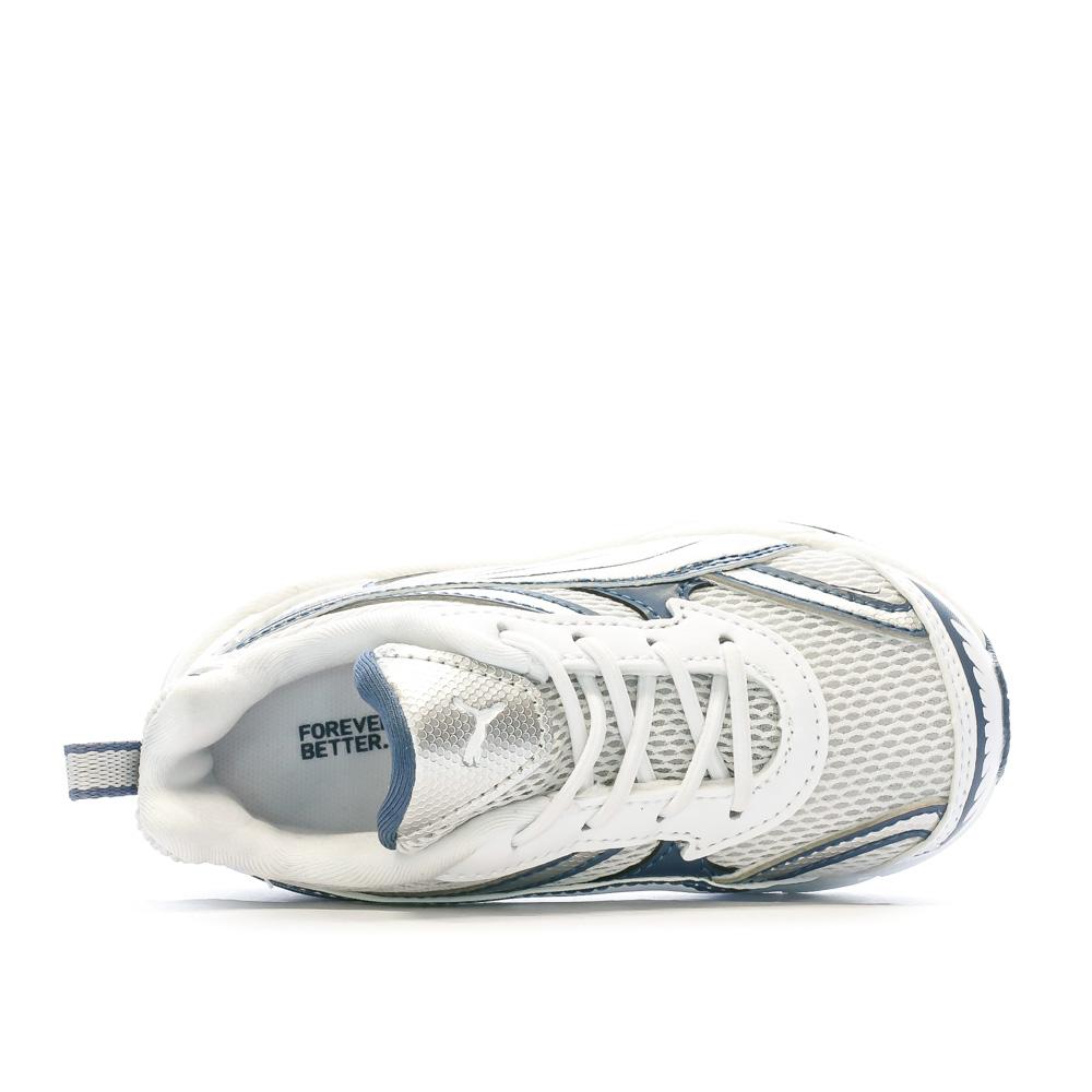 Puma Baskets Blanche/Bleu Garçon Puma Morphic