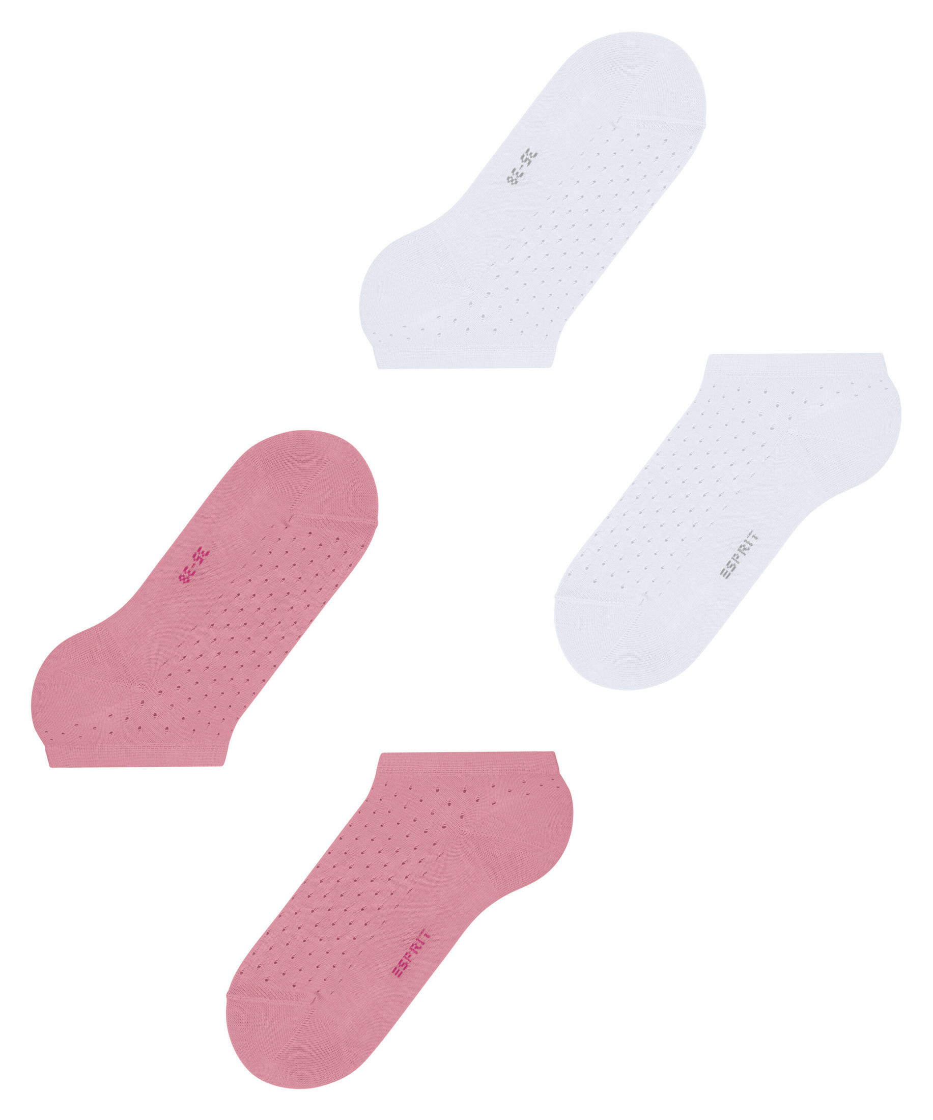 Esprit| Damen Sneakersocken Small Dot 2-Pack