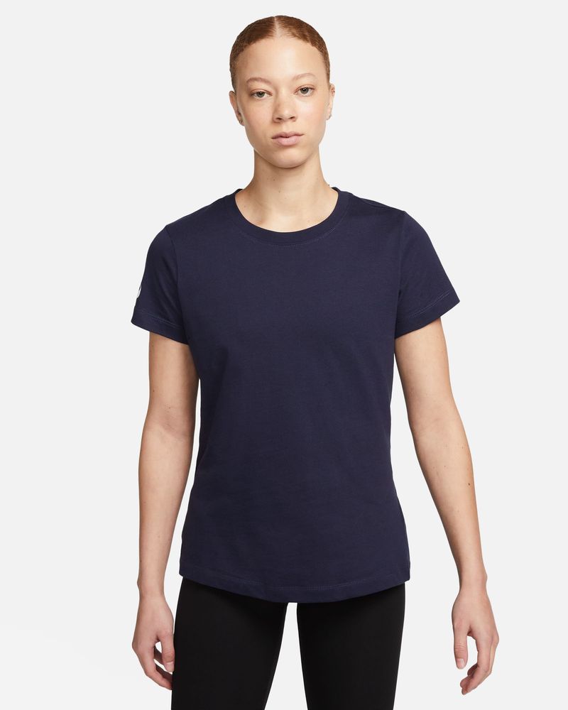 T-shirt Nike Team Club 20 Bleu Marine pour femme