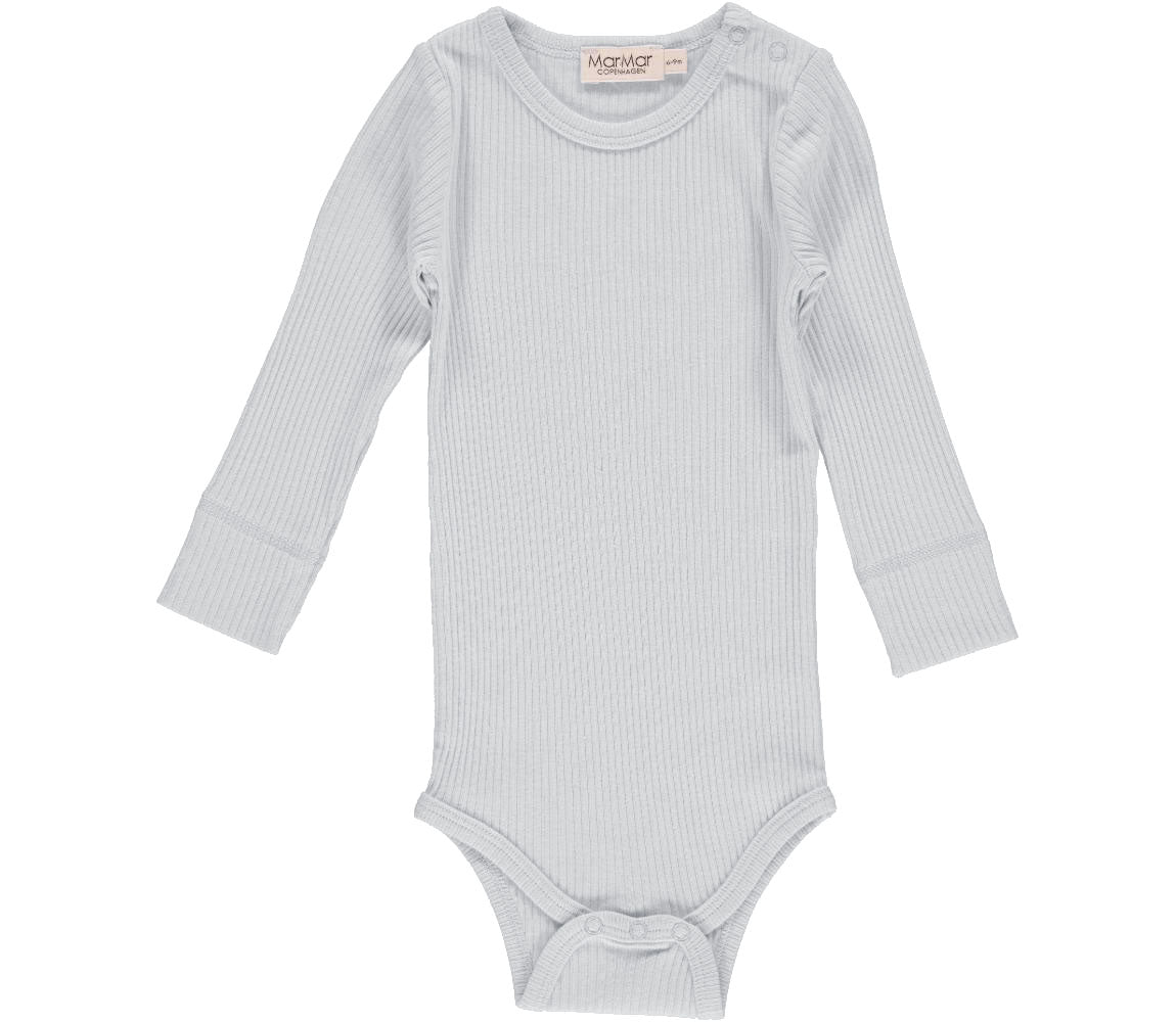 Plain Body LS, Bodystocking - Pale Blue