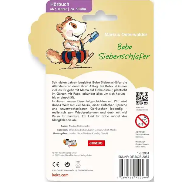 Audiochip Bobo Siebenschläfer - Geschichten für ganz Kleine mit Klang-Erlebnissen und Musik