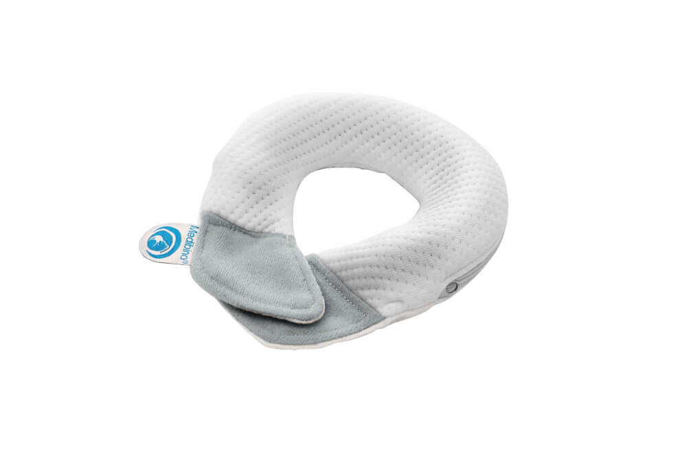 Medibino® - Der Babykopfschutz, Farbe: WEISS-GRAU