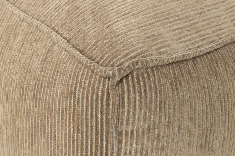 Zuiver Fat Freddy bank met chaise longue links caramel