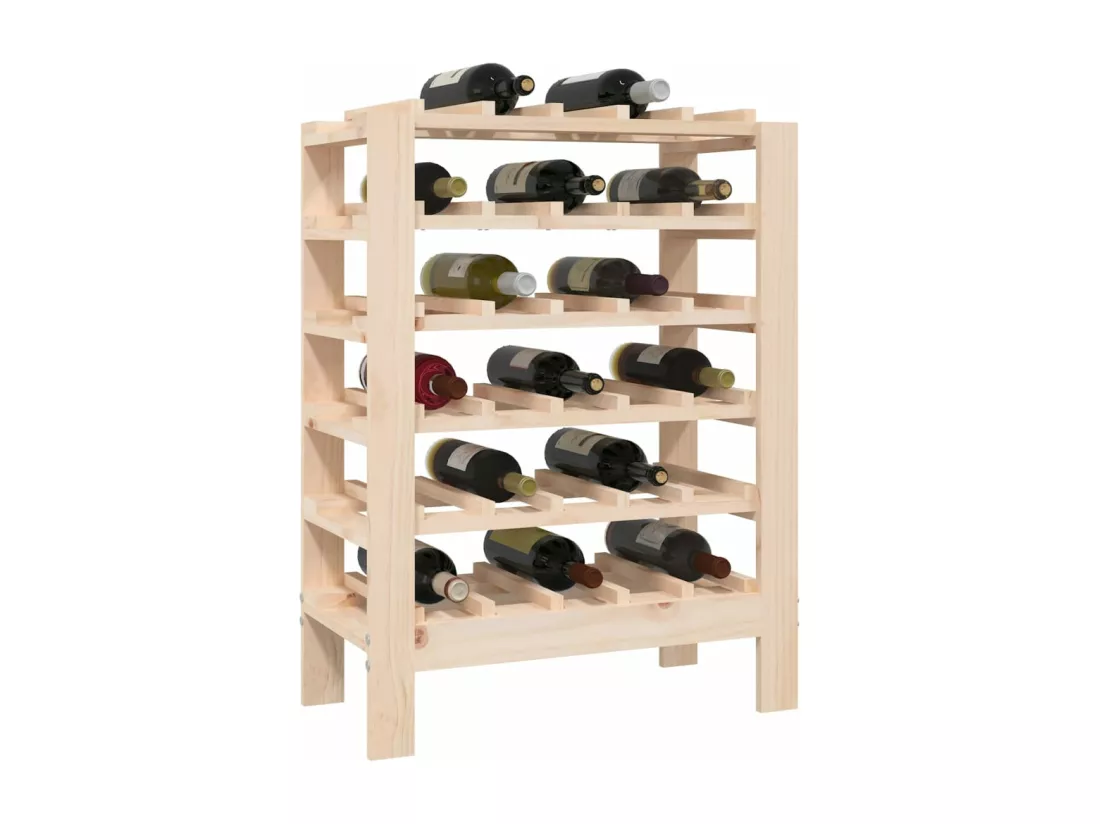 Casier à vin 61,5x30x82 cm Bois de pin massif