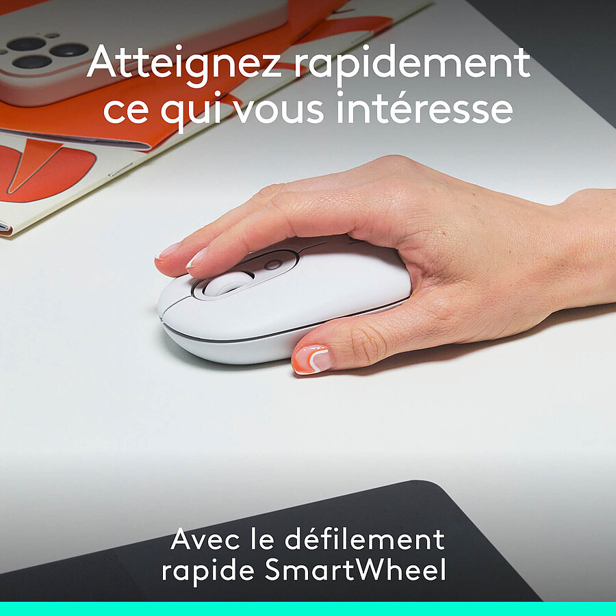 Logitech POP Mouse - Blanc