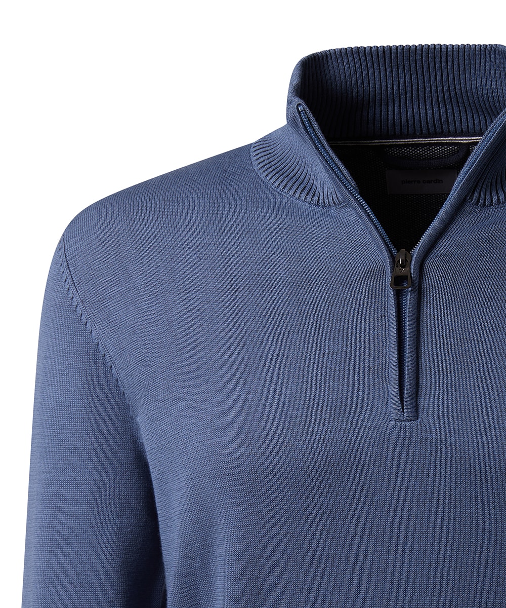 Pierre Cardin Strickpullover , mit Troyer Kragen