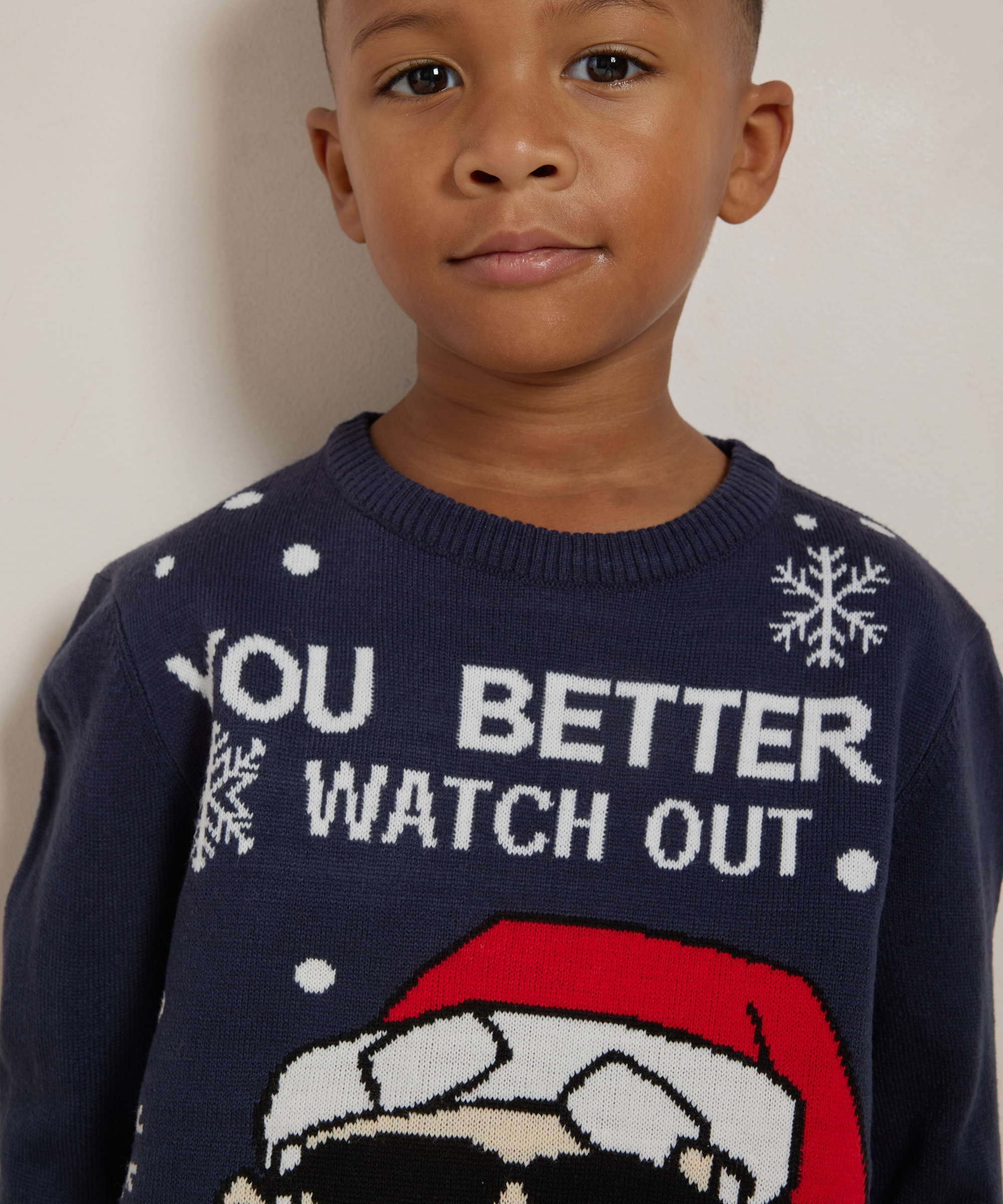 trui met kerstprint