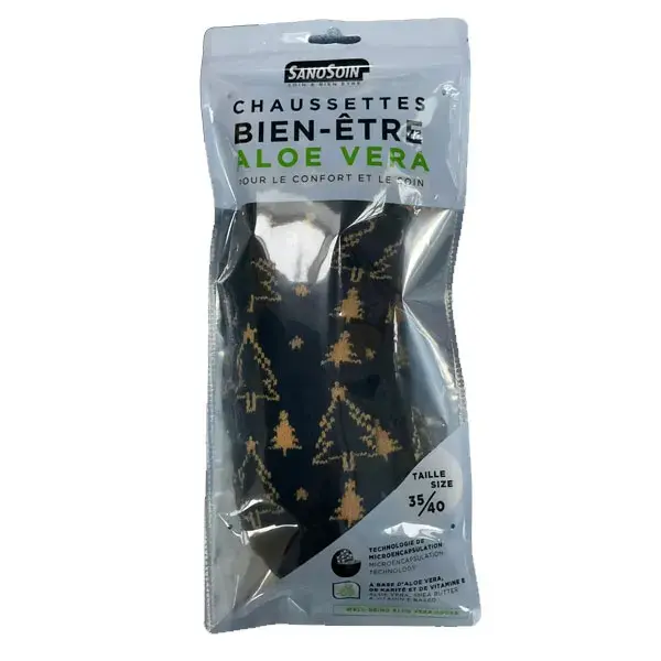 Meias Sanosoin Aloe Fir, tamanho 35-40