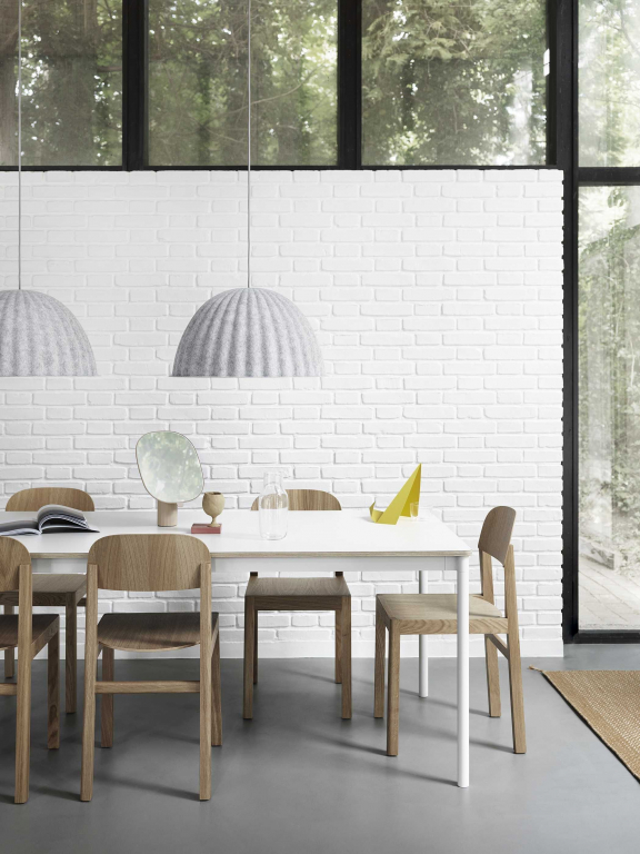 Muuto Under The Bell hanglamp Ø55 white melange