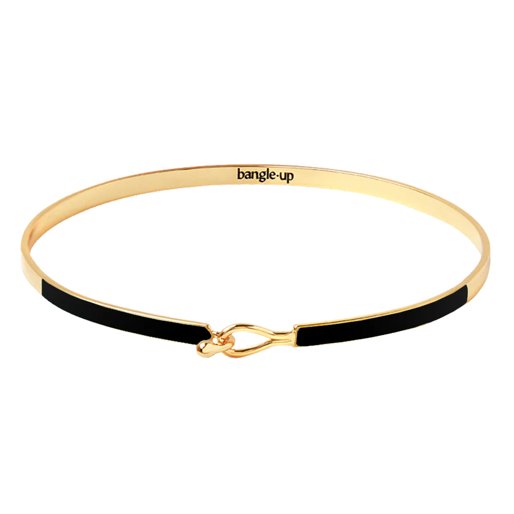 Bangle Up  Lily armbånd - sort