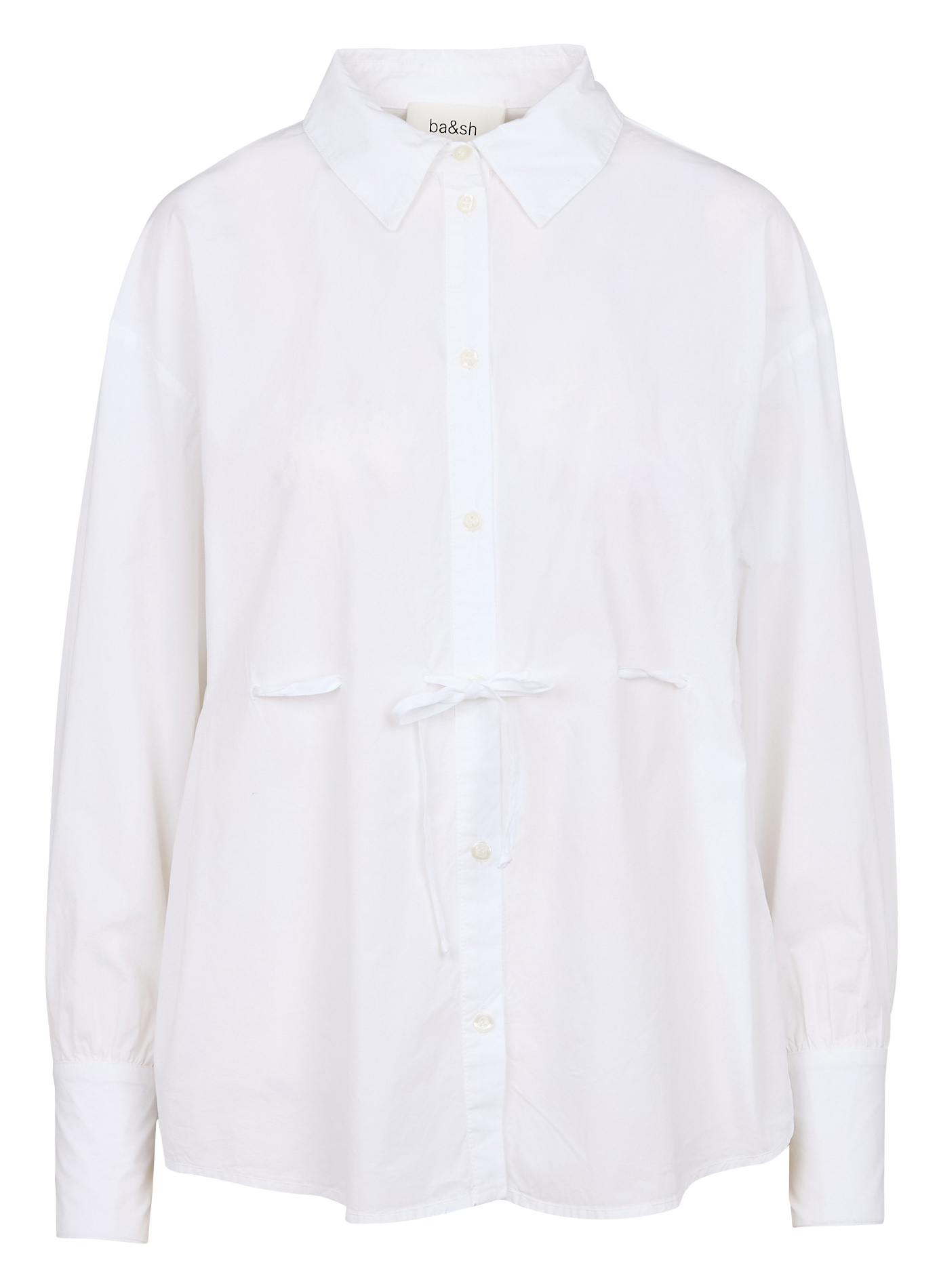 APLY - Chemise droite en coton| Blanc