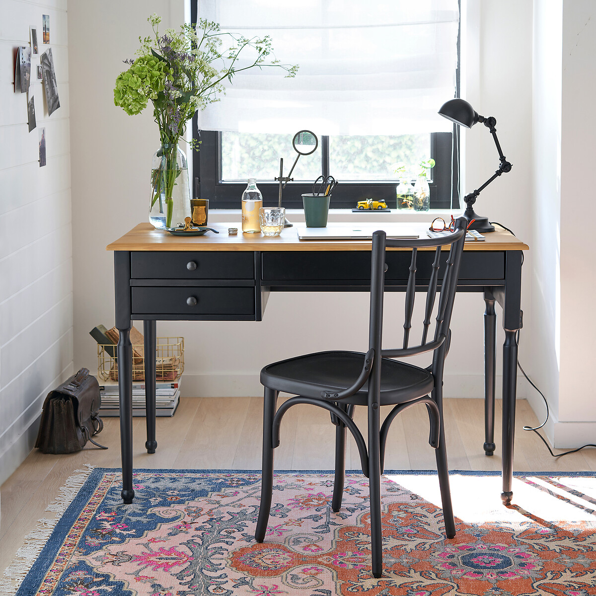 LA REDOUTE INTERIEURS<br>Mesa em pinho maciço e MDF