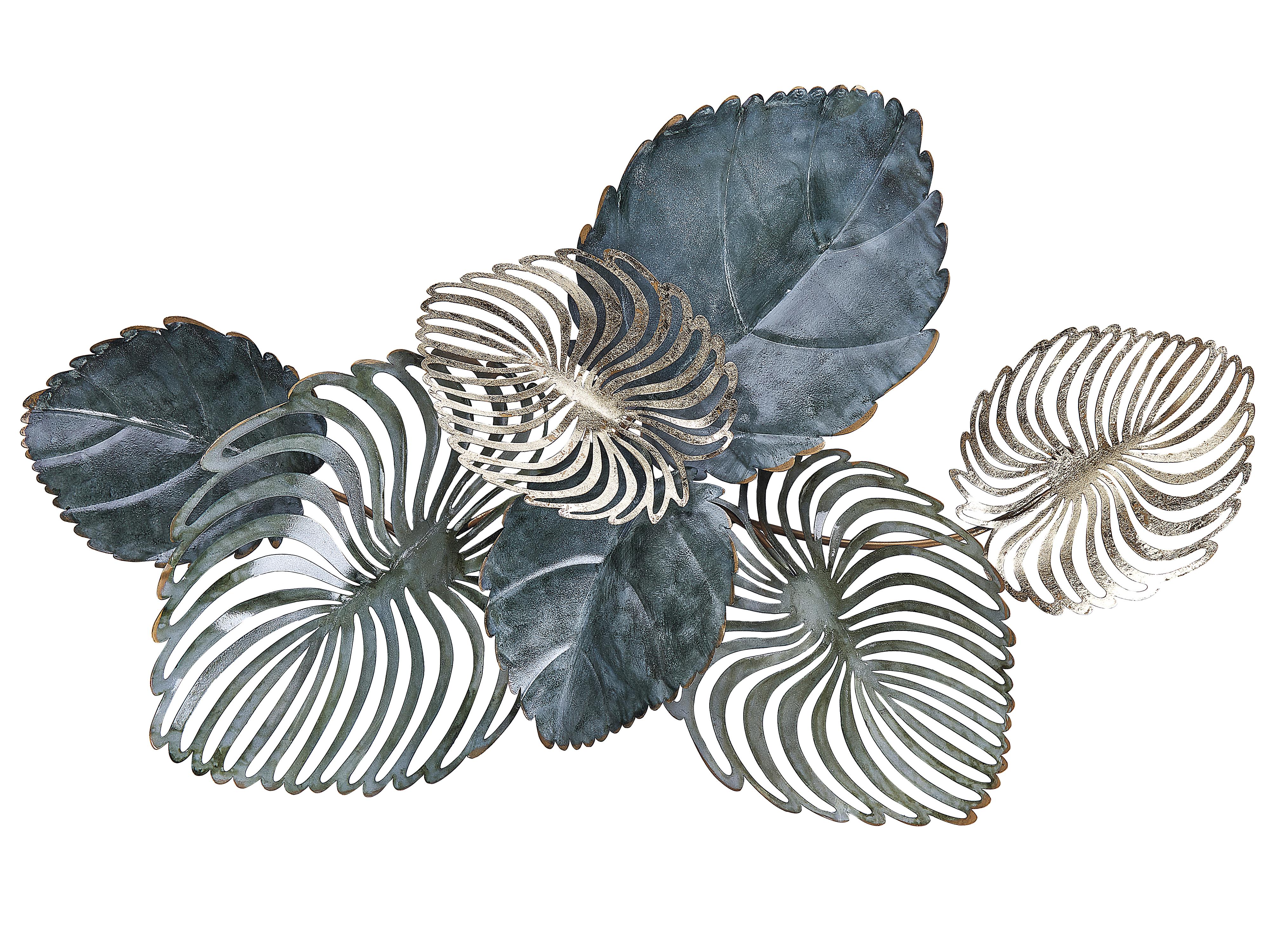 Wanddecoratie Blad MAGNESIUM Metaal 55 cm Goud
