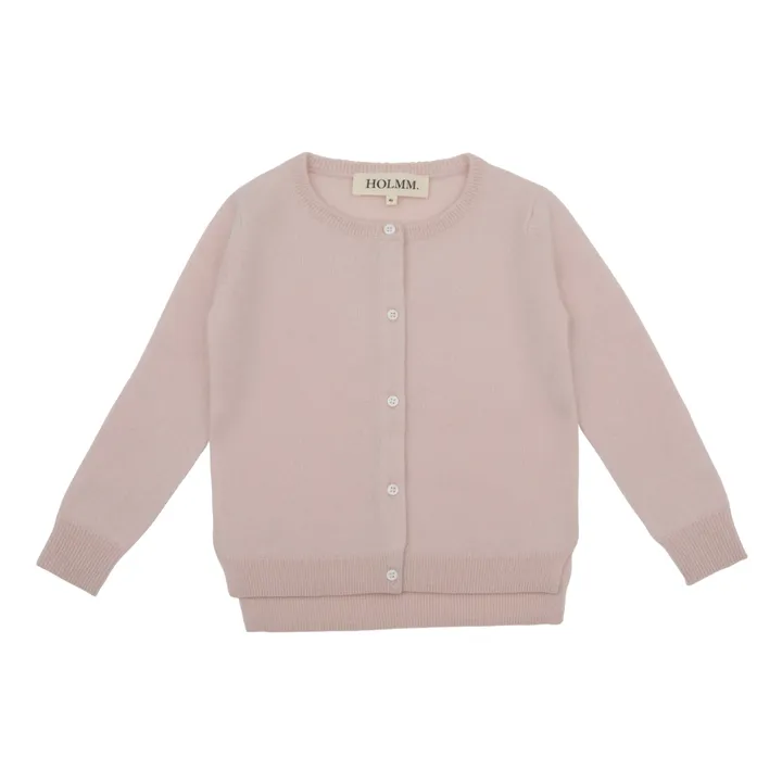 Holmm Cardigan Cachemire Molly | Rose pâle