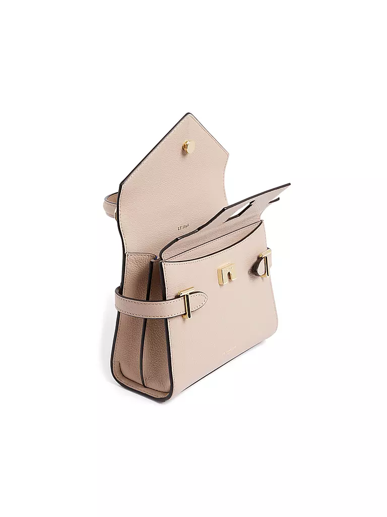 LE TANNEUR Ledertasche - Henkeltasche EMILIE FLAP Small beige