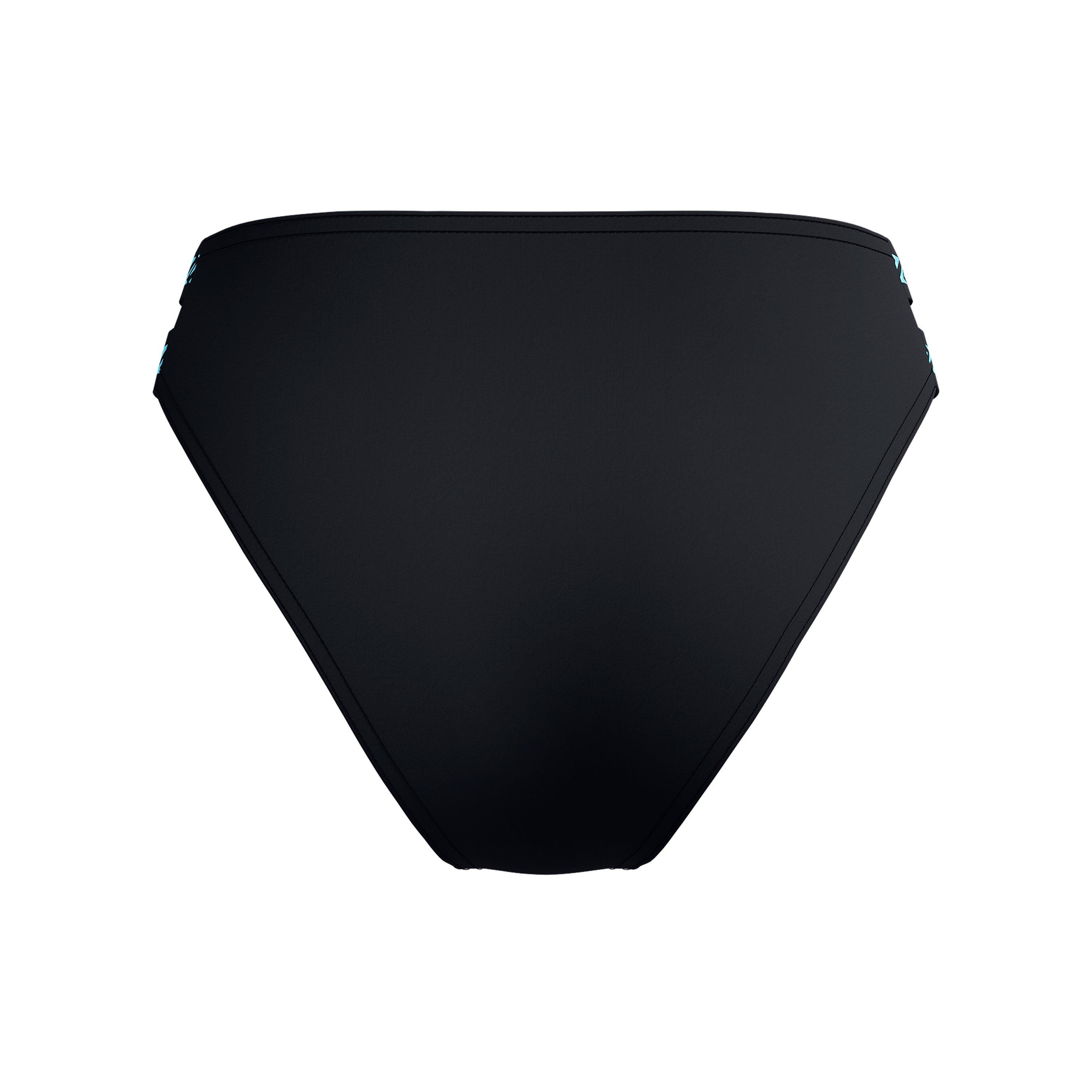 Speedo Solid Logo Elastic High Waist Bottom
