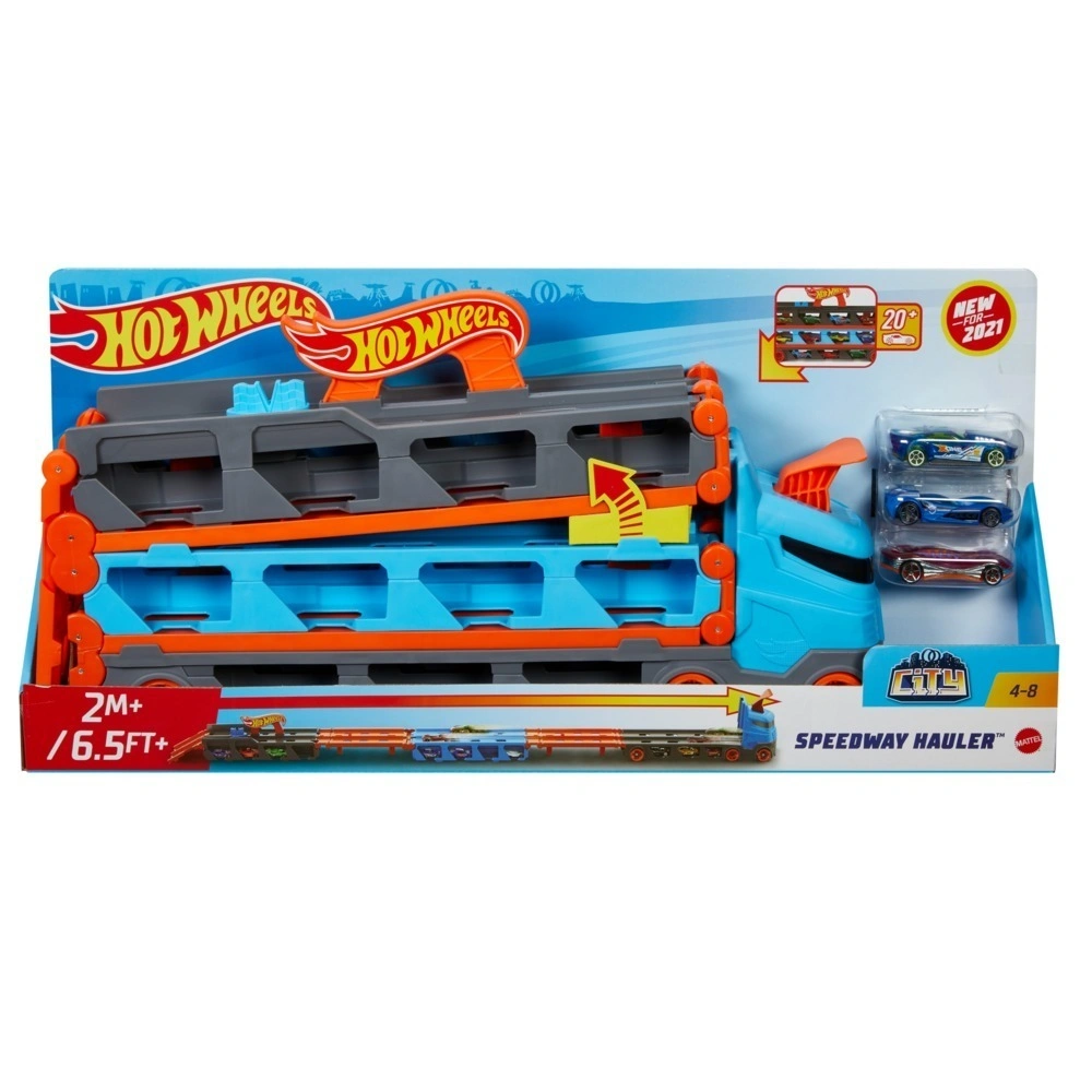 Hot Wheels 2-in-1 Rennbahn-Transporter