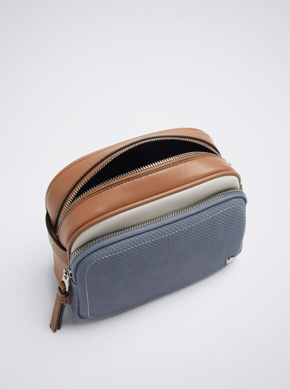 Bolsa Badolera Color Block - Azul