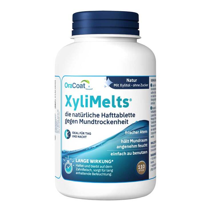 Xylimelts Hafttabletten ohne Minze Oracoat, 110 St