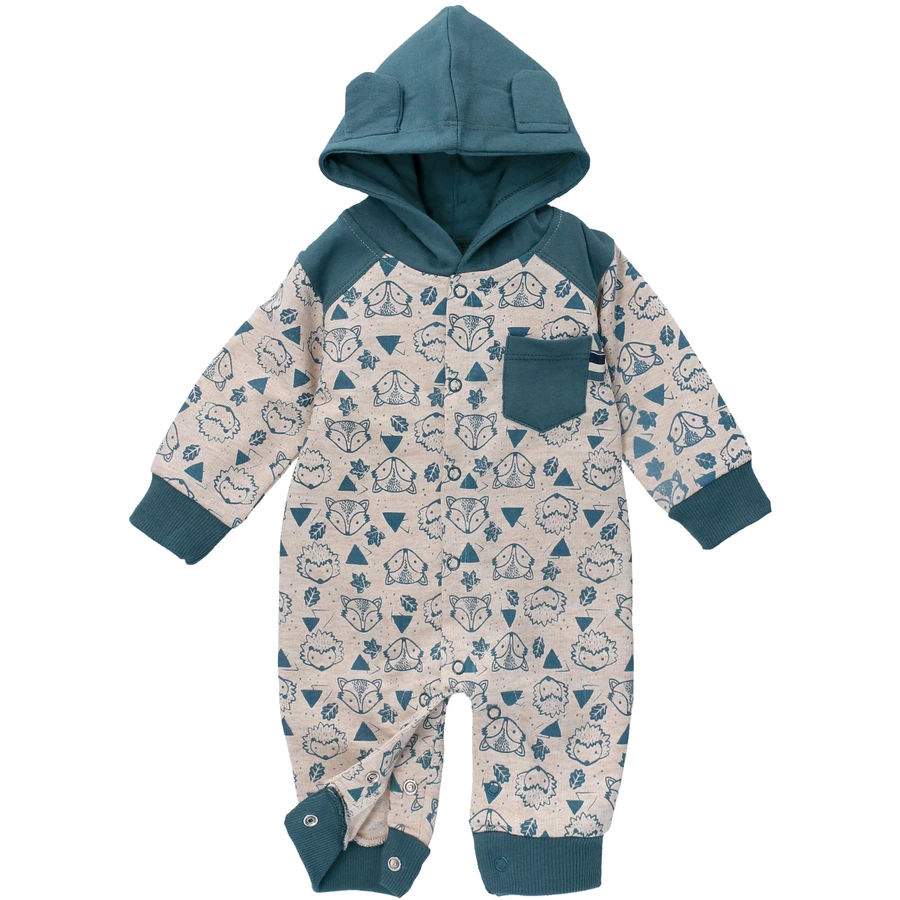 Dirkje Strampler Herbst, Winter blau beige