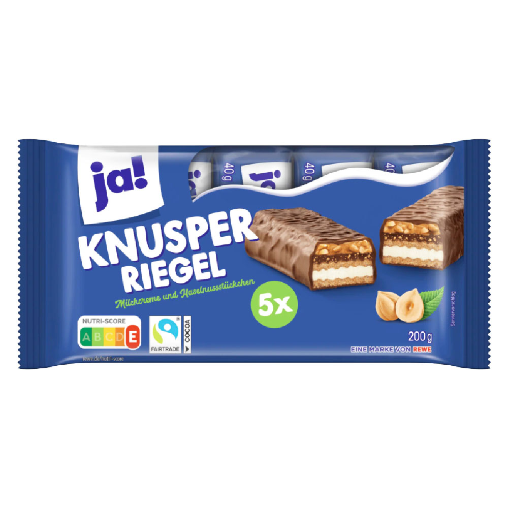 ja! Knusperriegel 200g MHD:30.6.25