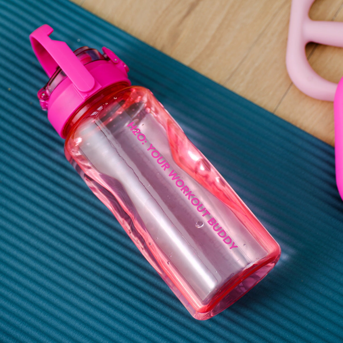Kæmpe drikkeflaske i pink farver - 1,8 L