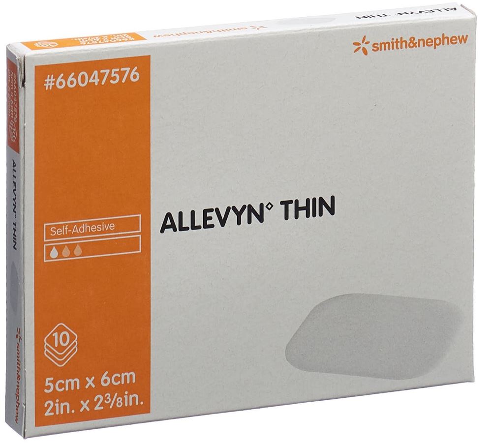 ALLEVYN Wundverband 5x6cm 10 Stk