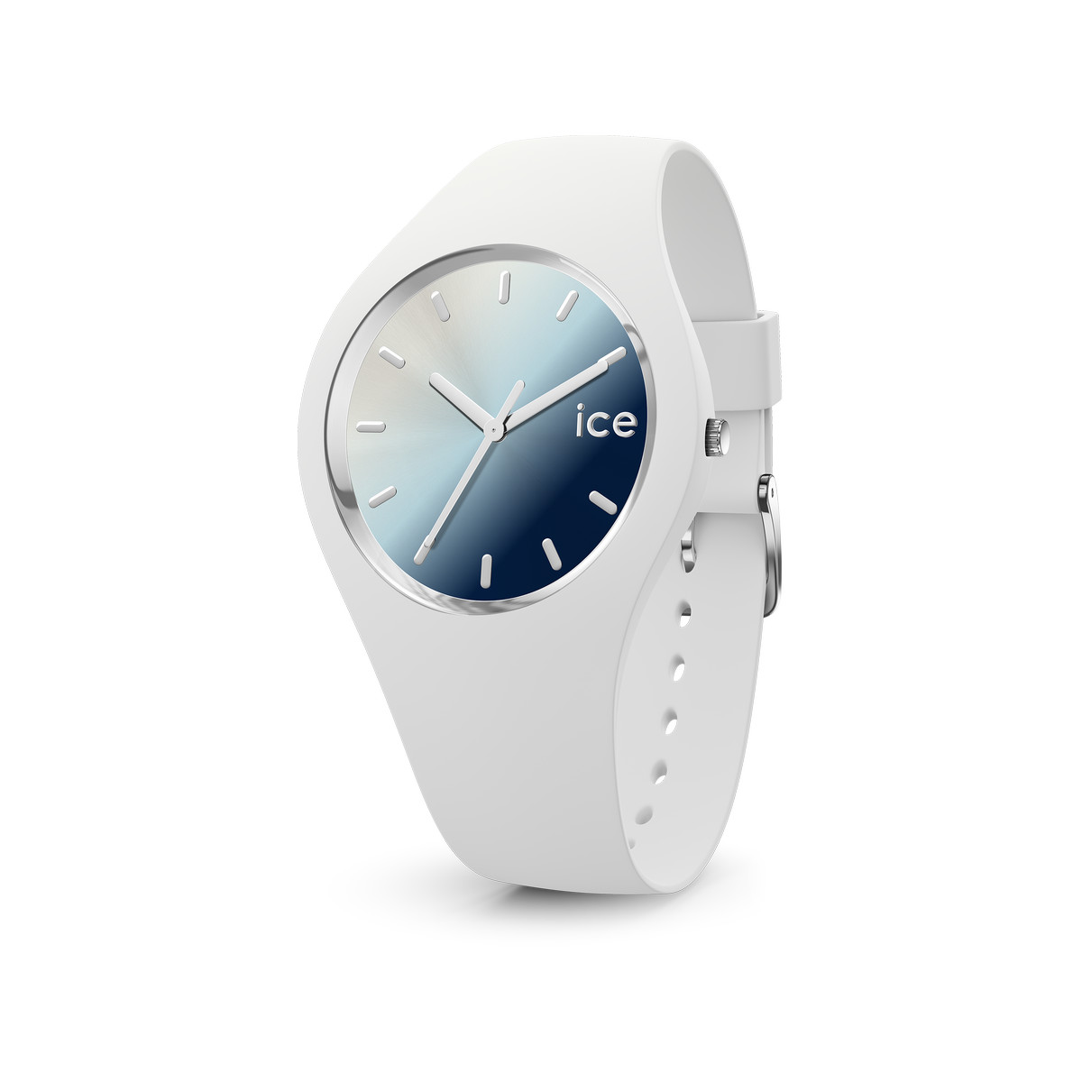 Montre Ice Watch femme bracelet silicone blanc
