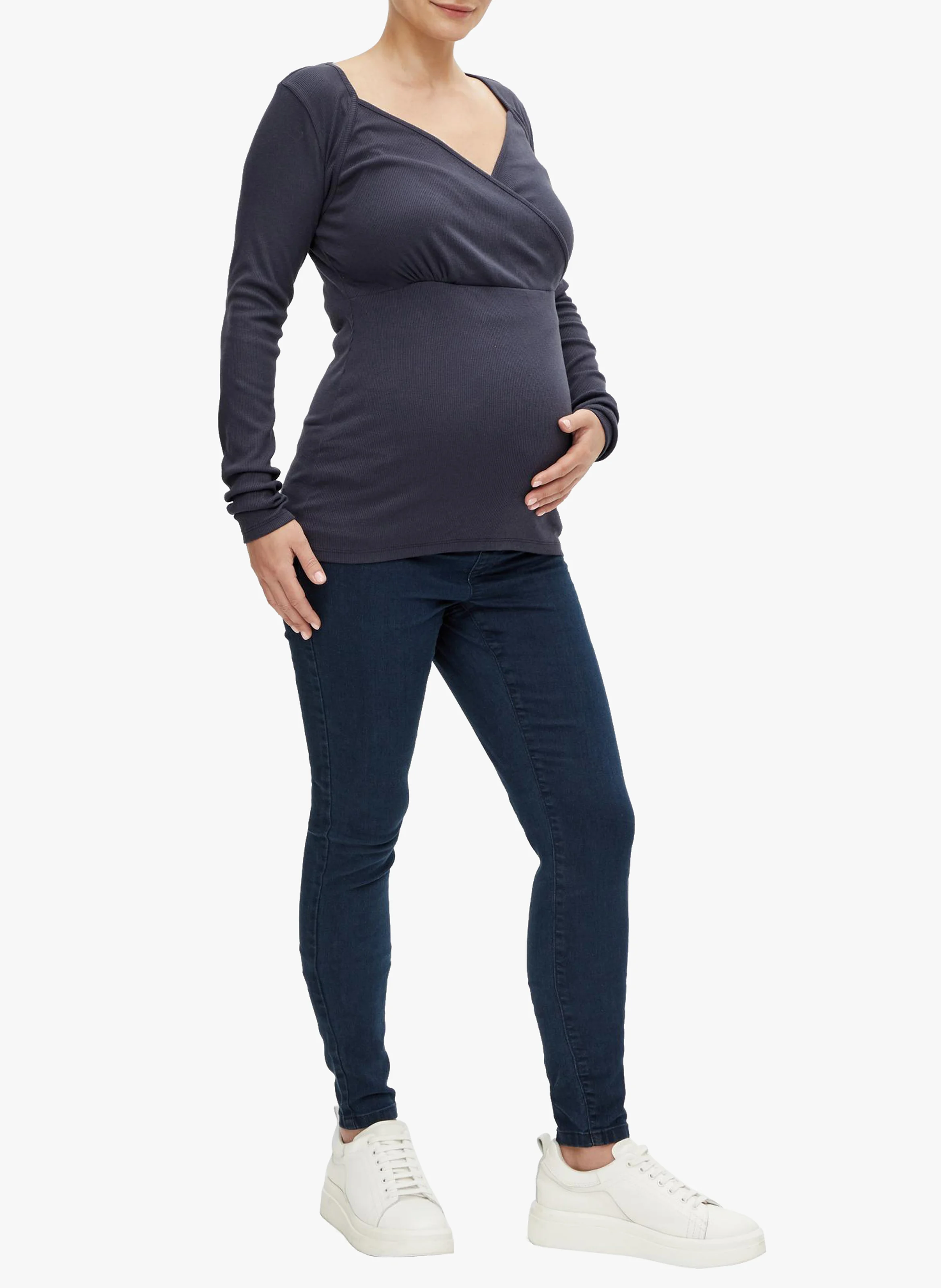 Top de grossesse 2 en 1 | Bleu