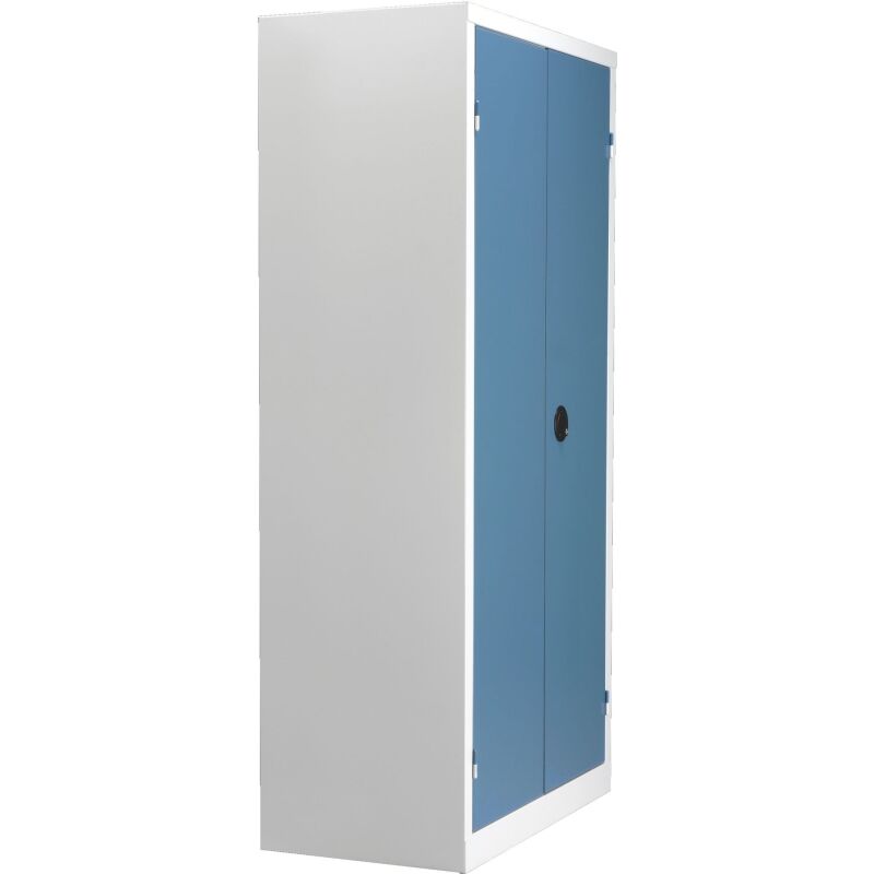 Armoire haute Monobloc d'atelier H 198cm corps gris