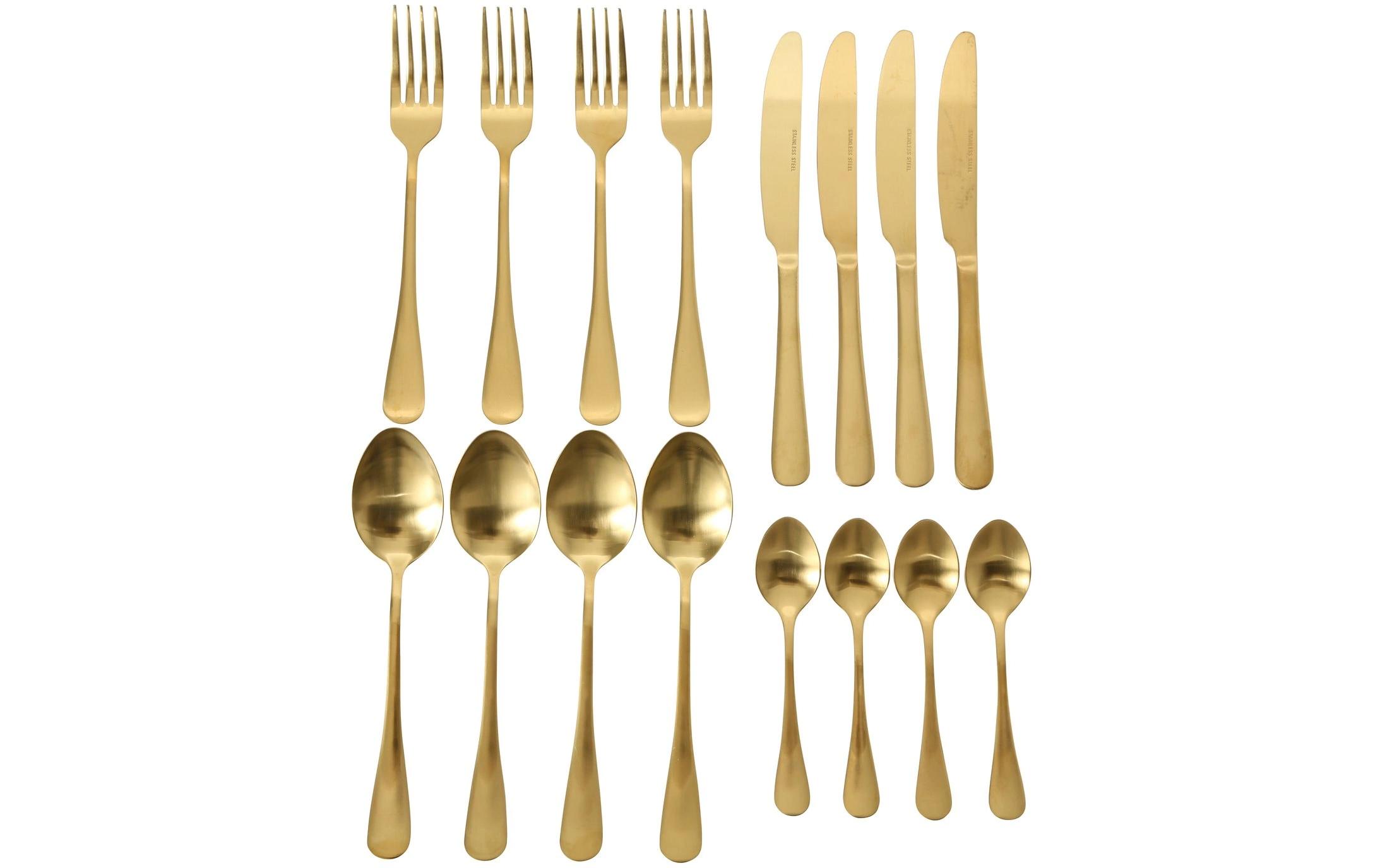 Besteck-Set Landlord 16-teilig, GoldEssbesteck