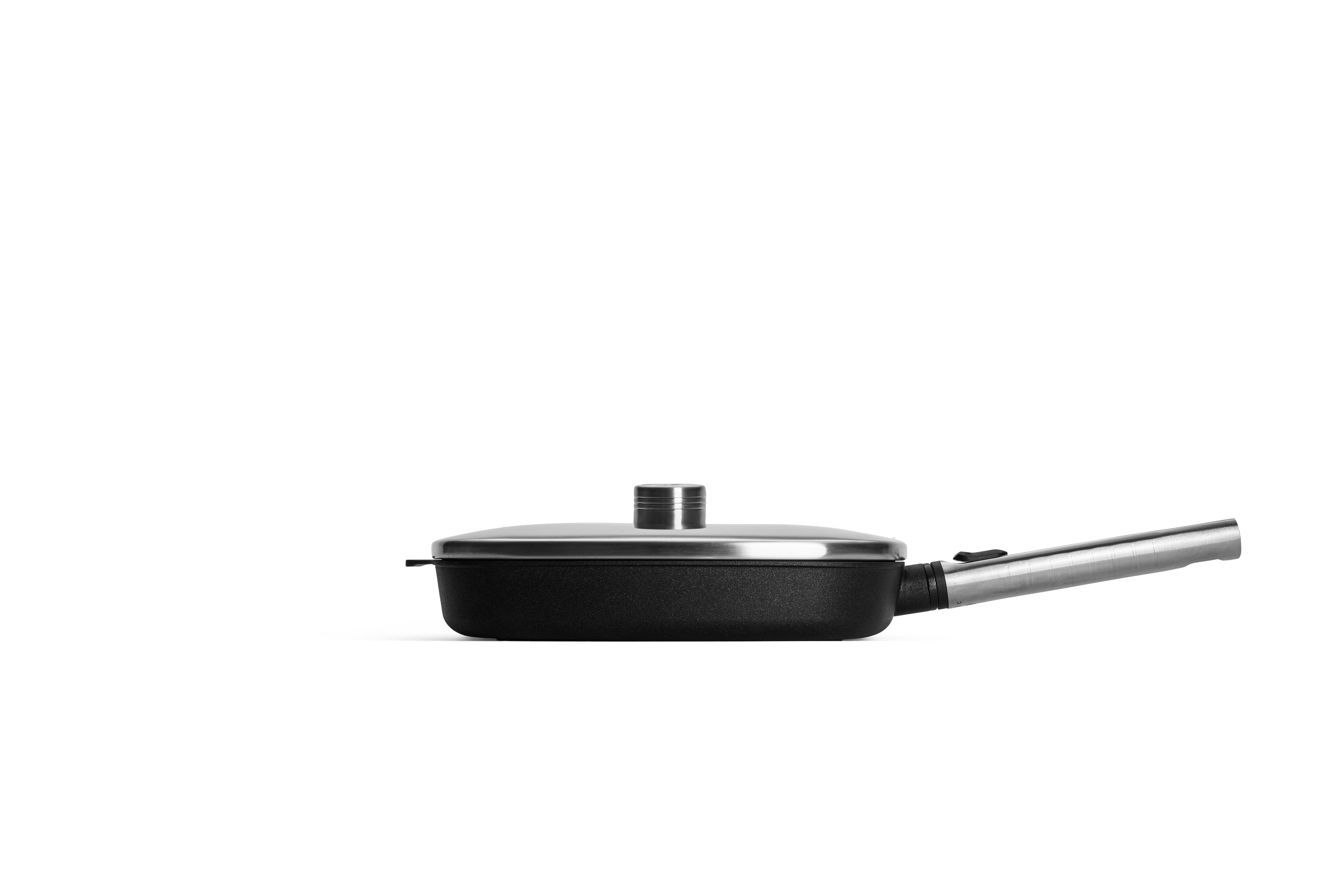 Logic XR Grillpfanne mit Deckel, 28 x 28 cm - Herdart: Alle Herdarten inkl. Induktion