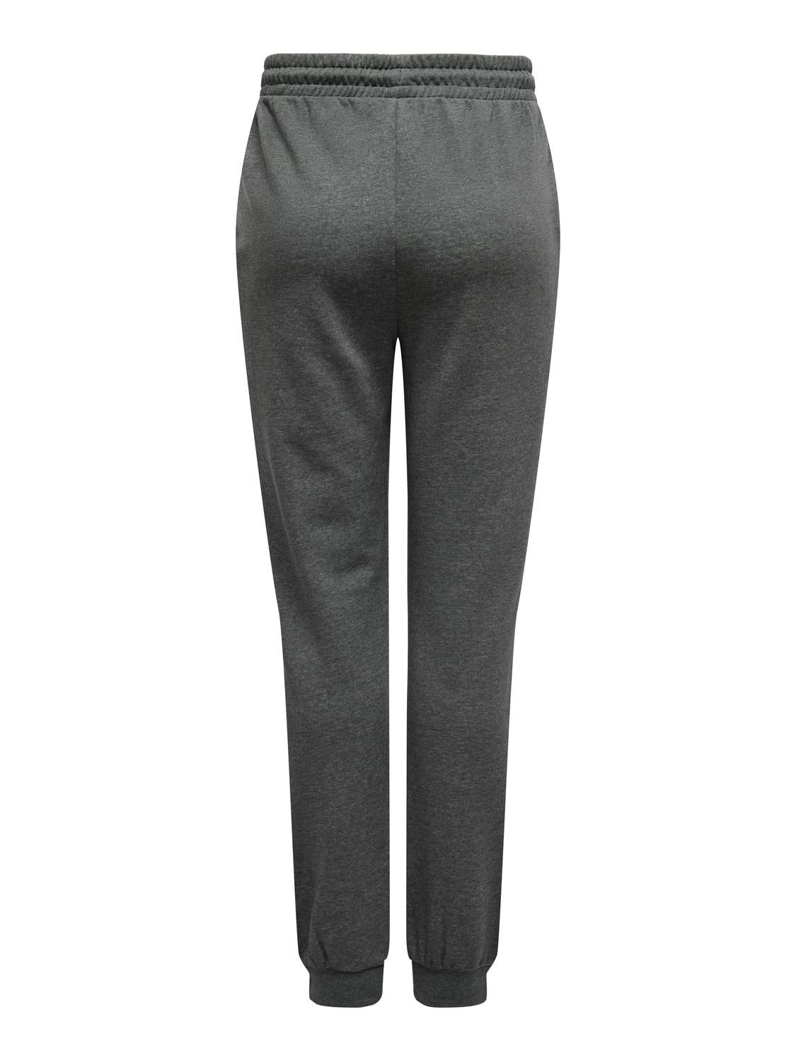 ONPMELINA Mittlere Taille Slim Fit Jogginghose Dark Grey Melange