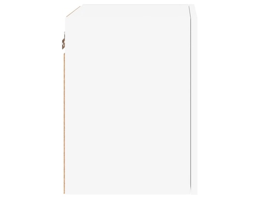 VIDAXL - Elément suspendu Meuble tv mural blanc 40,5x30x40 cm bois d'ingénierie