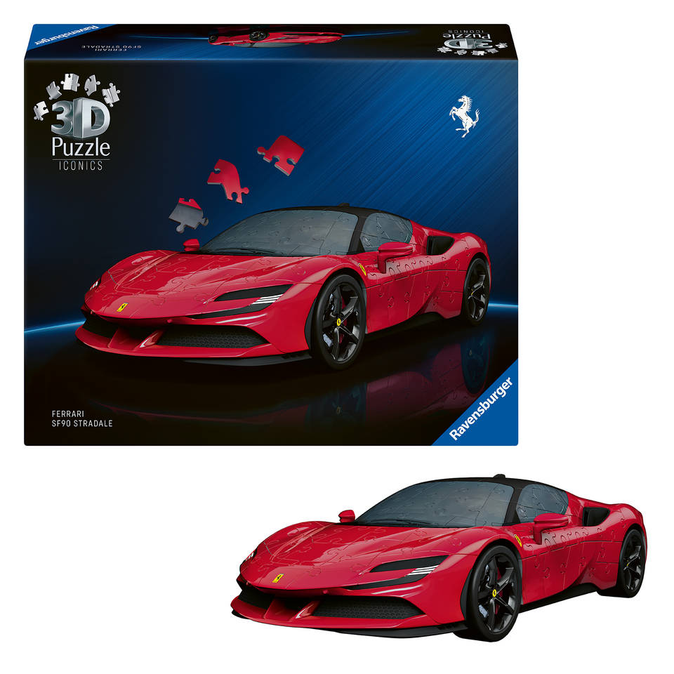 Ravensburger Iconics 3D puzzel Ferrari SF90 Stradale - 108 stukjes