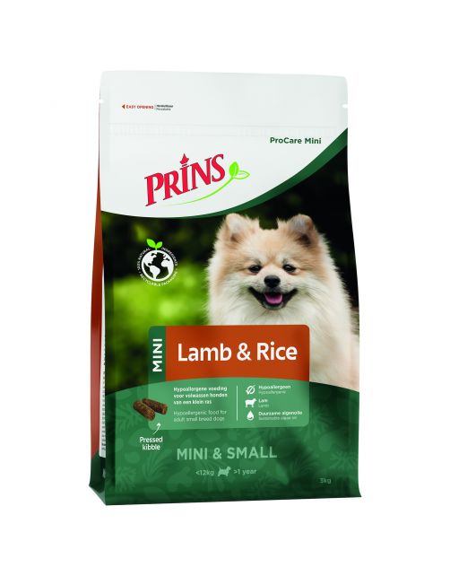 Prins Procare Adult Mini - Hondenvoer - Lam Rijst 3 kg