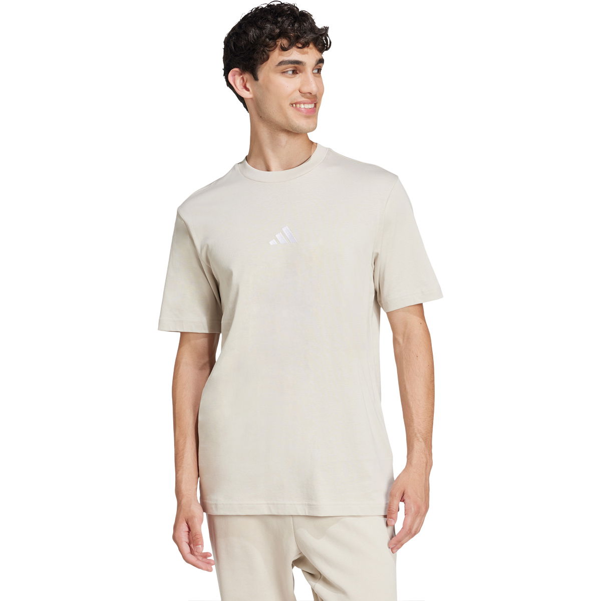 adidas Essentials Embroidered Small Logo T-shirt Herre