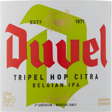 Duvel - Tripel Hop Citra IPA - Fles - 330ML