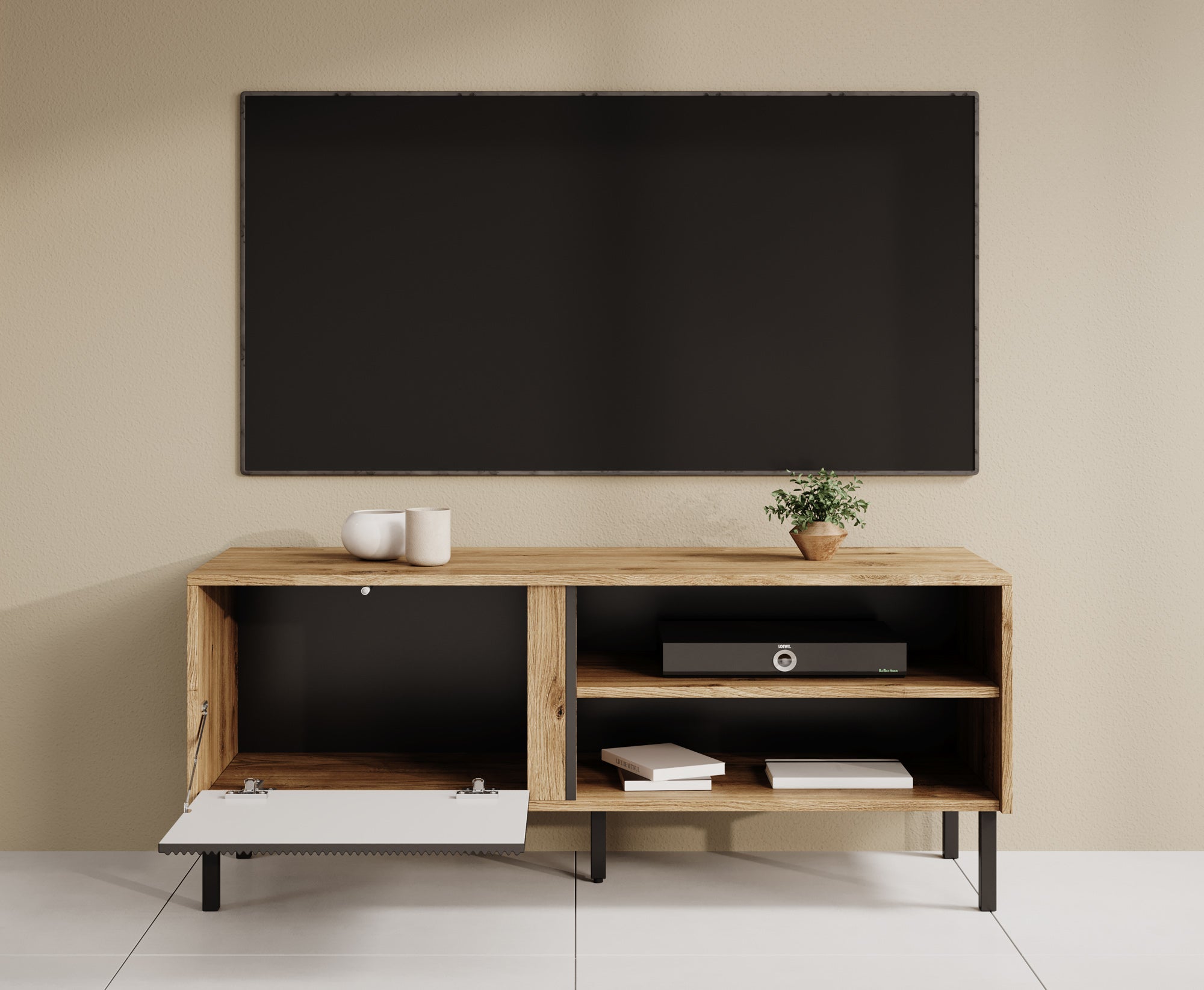 Margareth - TV-Meubel - Eiken - 120 cm
