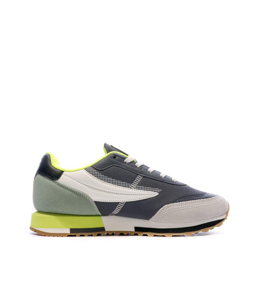 Baskets Gris/jaune fluo Homme Fila Retronique 22