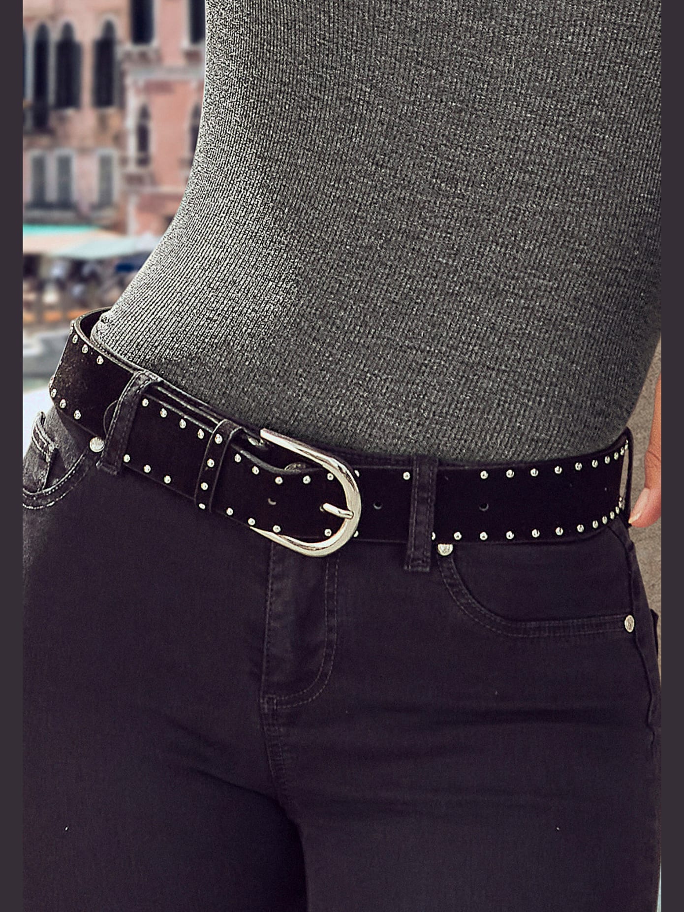 Ceinture hanches ceinture tendance en synthétique velours