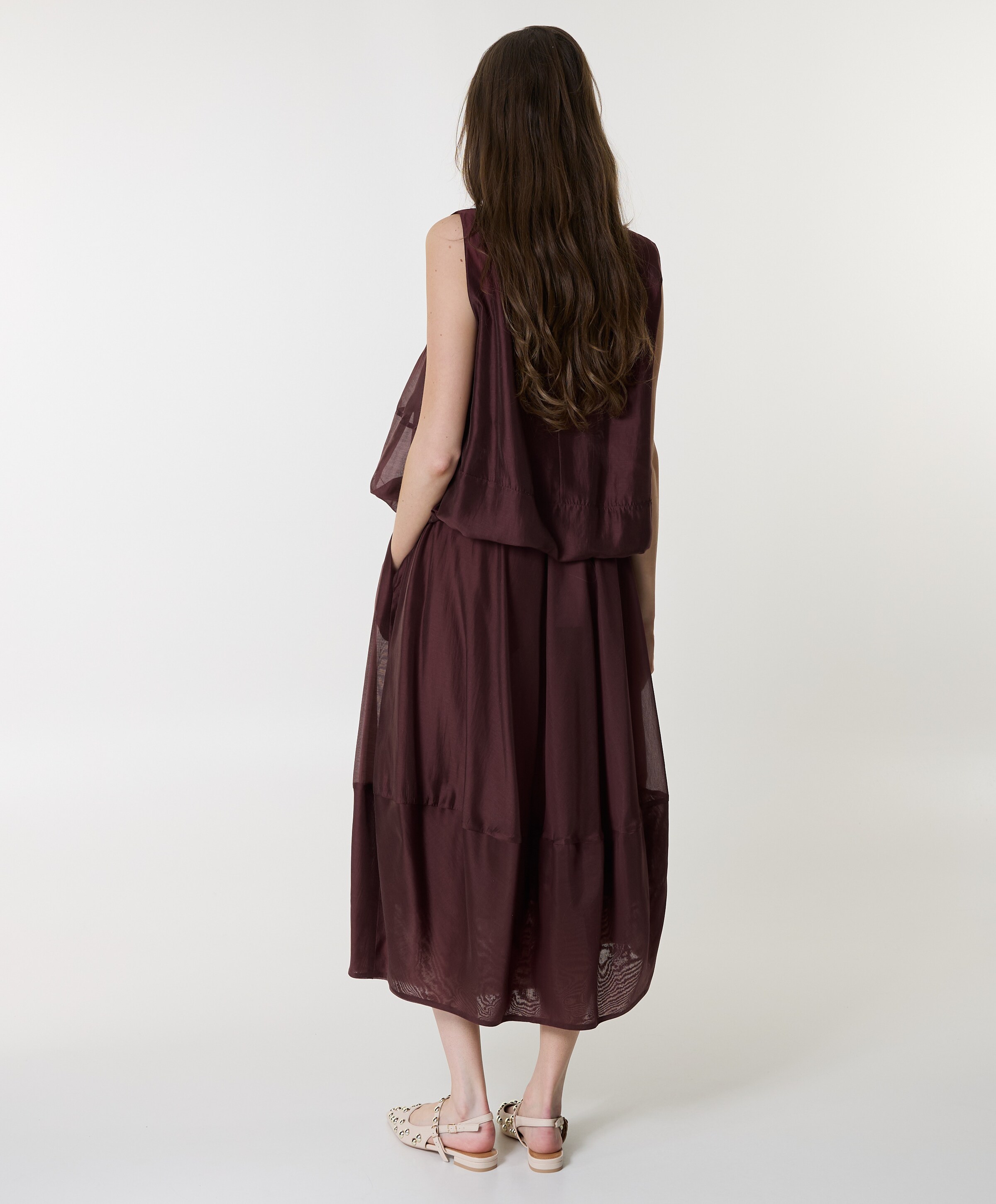 MeiMeij Dames rok bordeaux