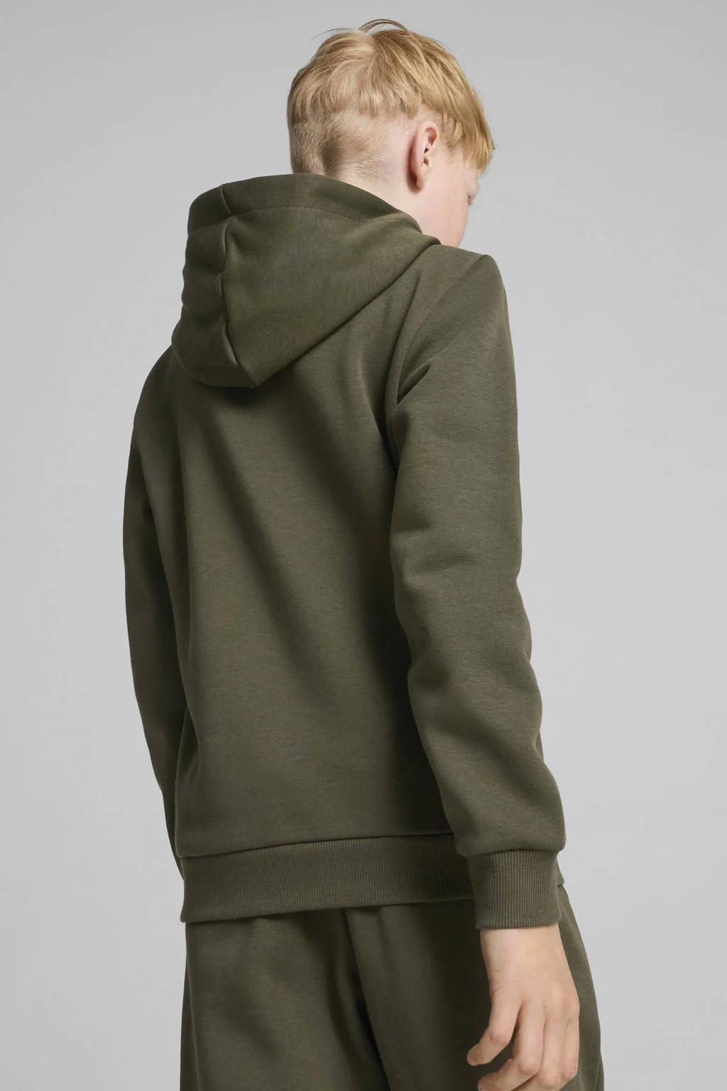 Puma hoodie olijfgroen