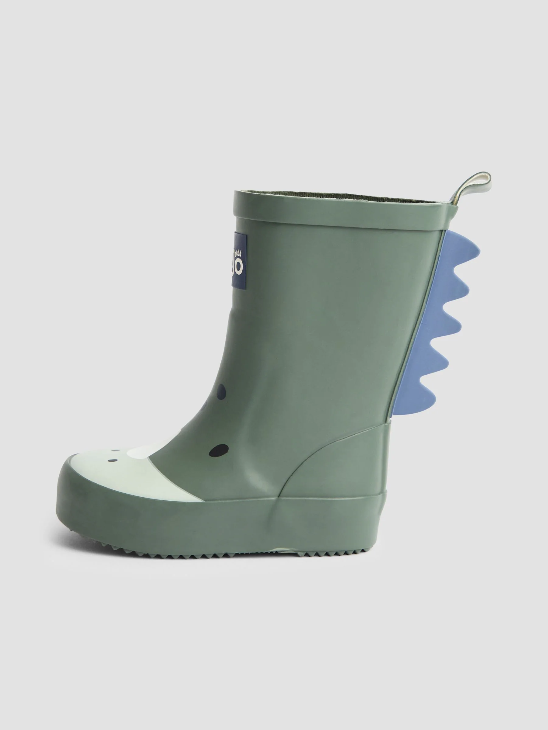 Kakigroen dinosaurus - JoJo Maman Bébé Character Wellies
