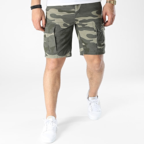 Short Cargo Camouflage H70022Y62147K Vert Kaki