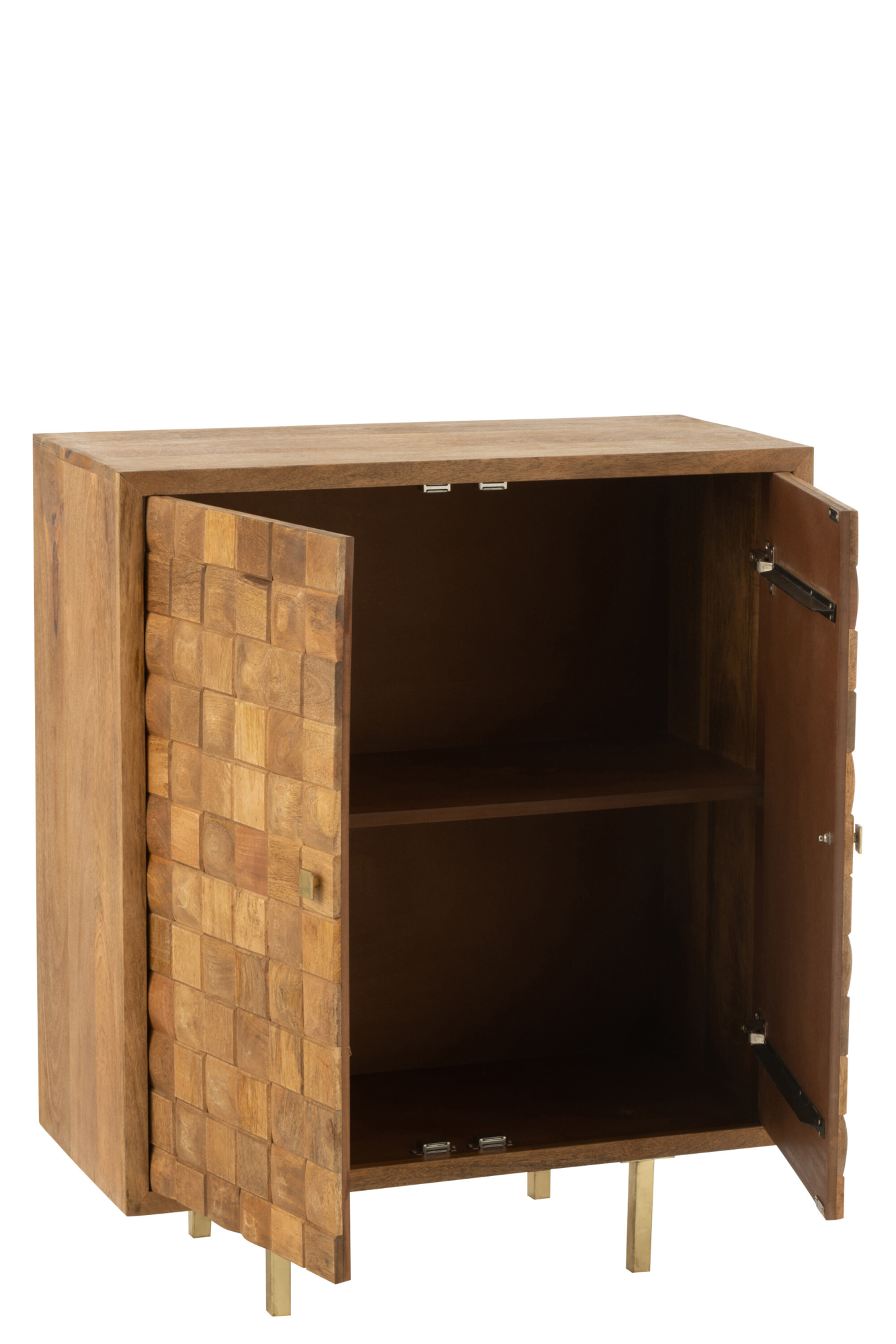 Kast Furu breed goud / naturel