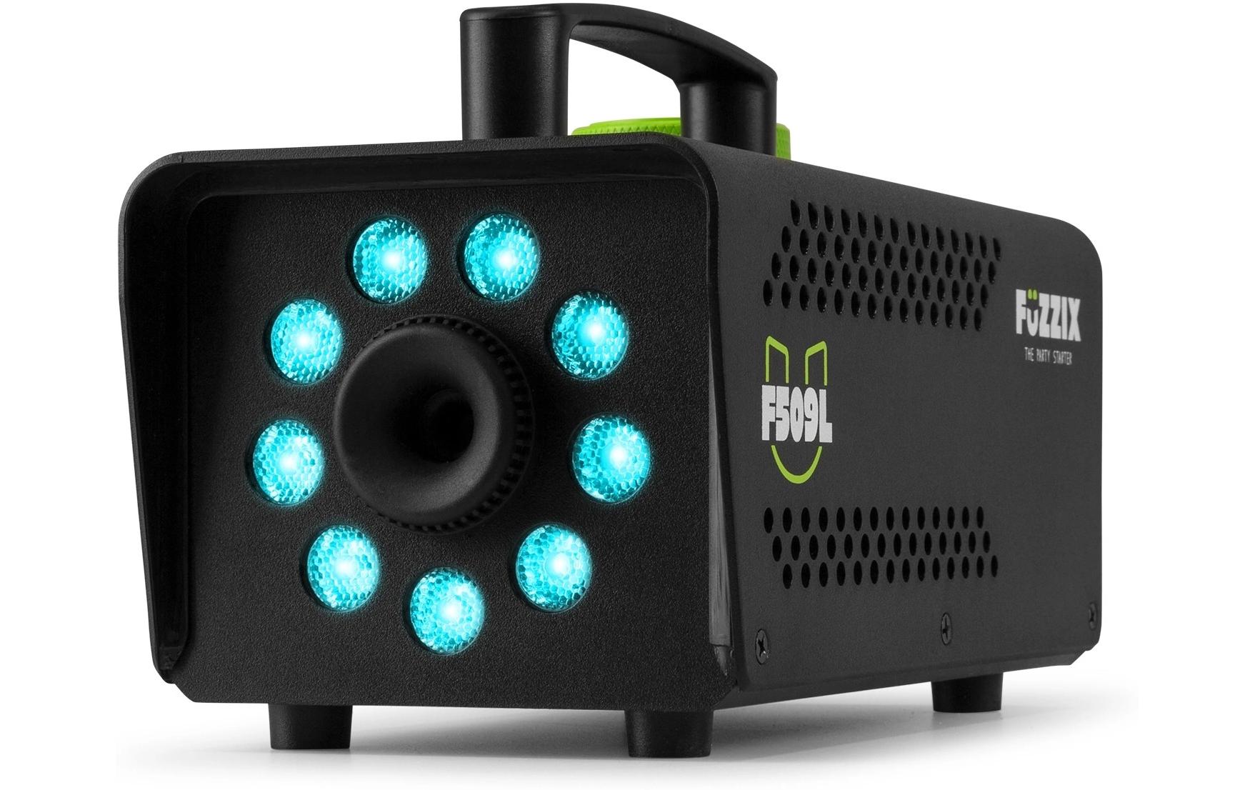 Nebelmaschine F509LParty-Nebelmaschine mit 9x RGB-LEDs