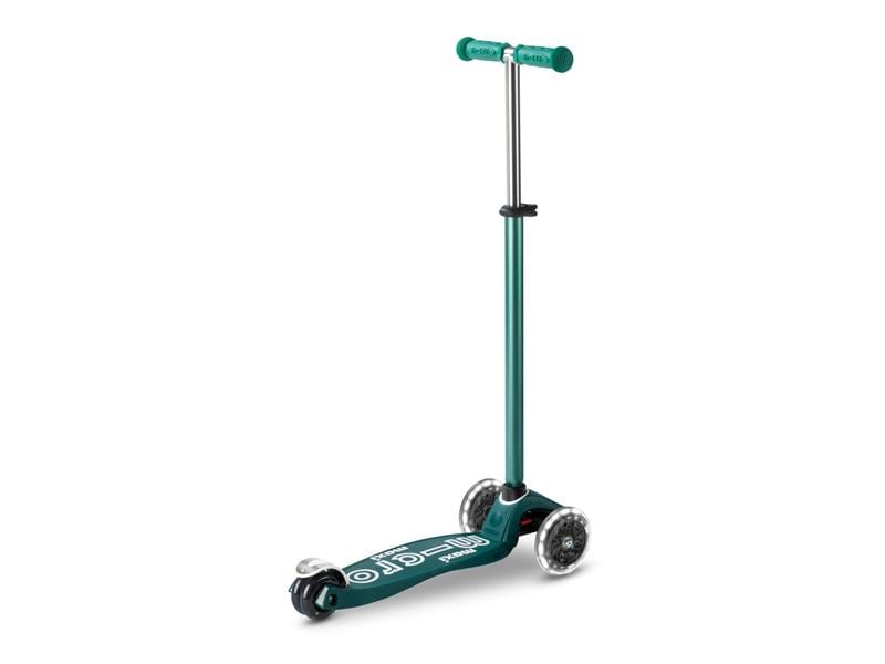 Micro Mobility Kickboard Maxi Micro Deluxe Eco Grün Kids Scooter aus recycelten Fischernetzen
