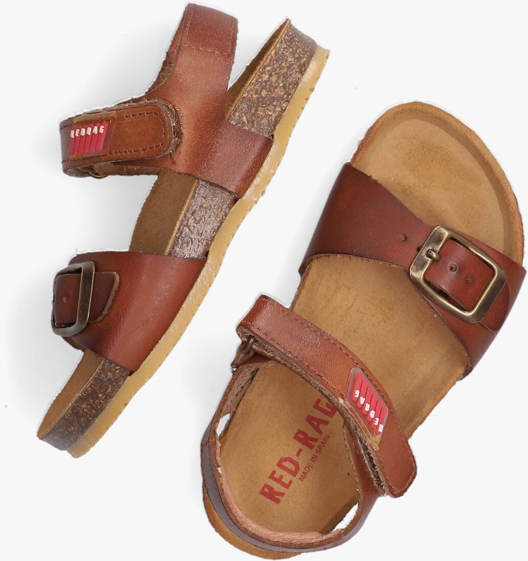 RED-RAG cognac red-rag sandalen 19135